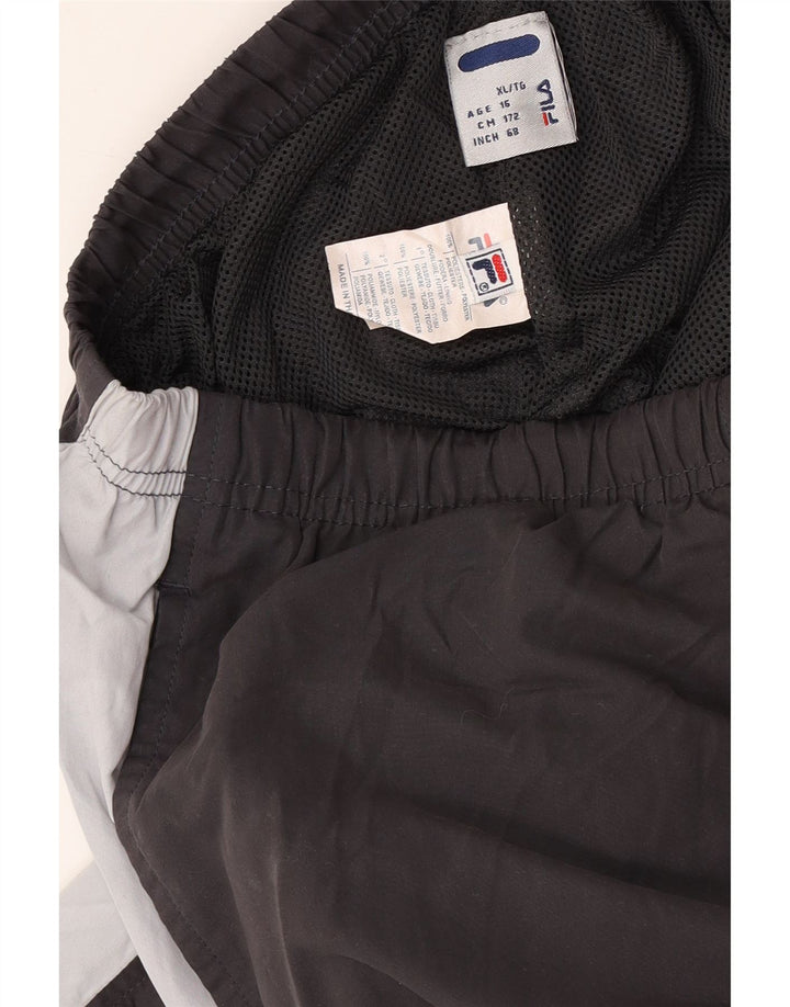 Pantaloni da tuta con grafica FILA da ragazzo, pantaloni da jogging, 15-16 anni, colore grigio