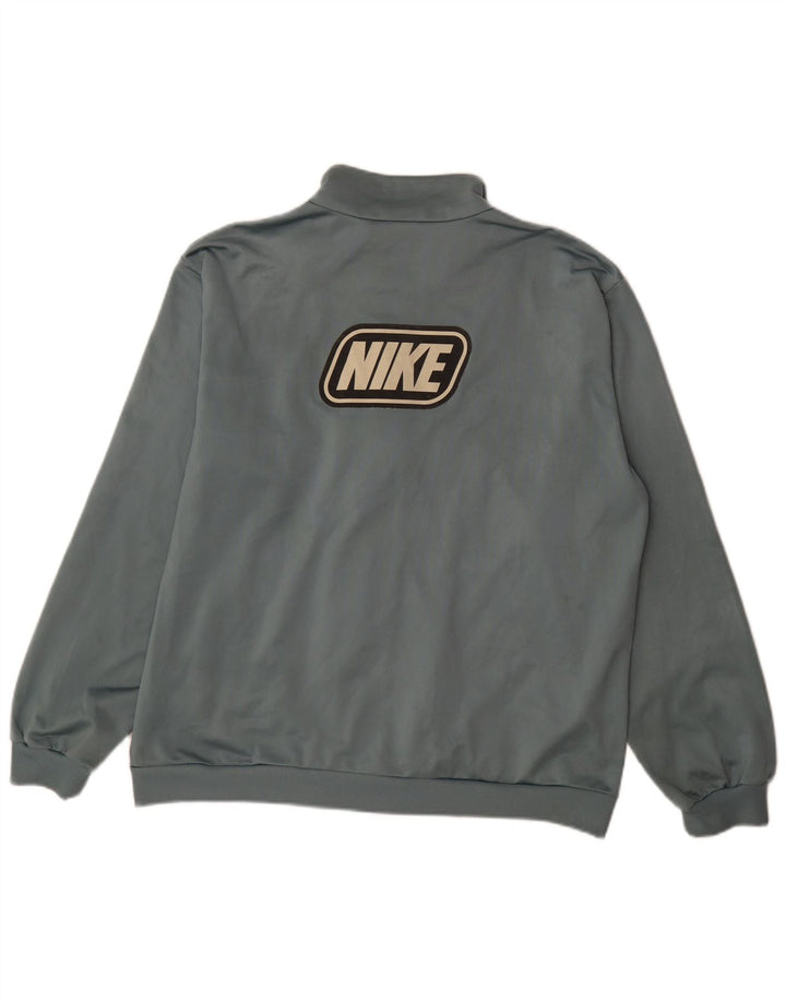 Giacca da ginnastica grafica da uomo Nike UK 42/44 Large Blue Colourblock