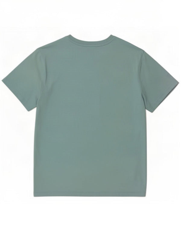 T-shirt da uomo Champion Top in cotone color block blu medio