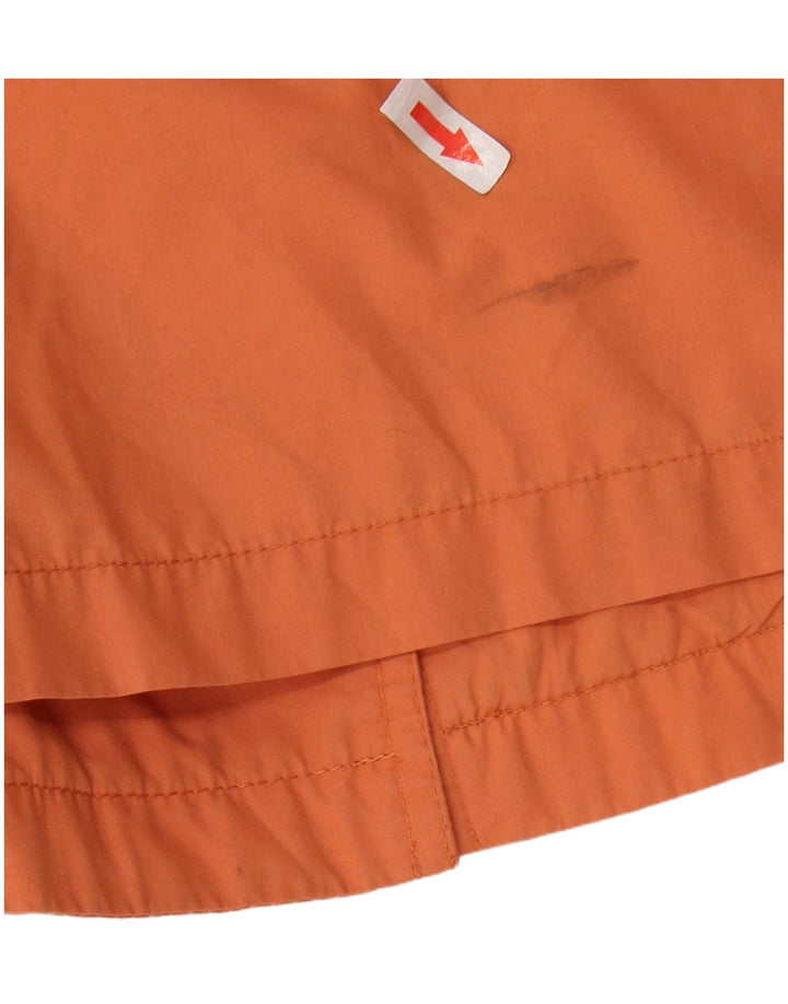 Impermeabile vintage da donna UK 18 XL arancione poliestere