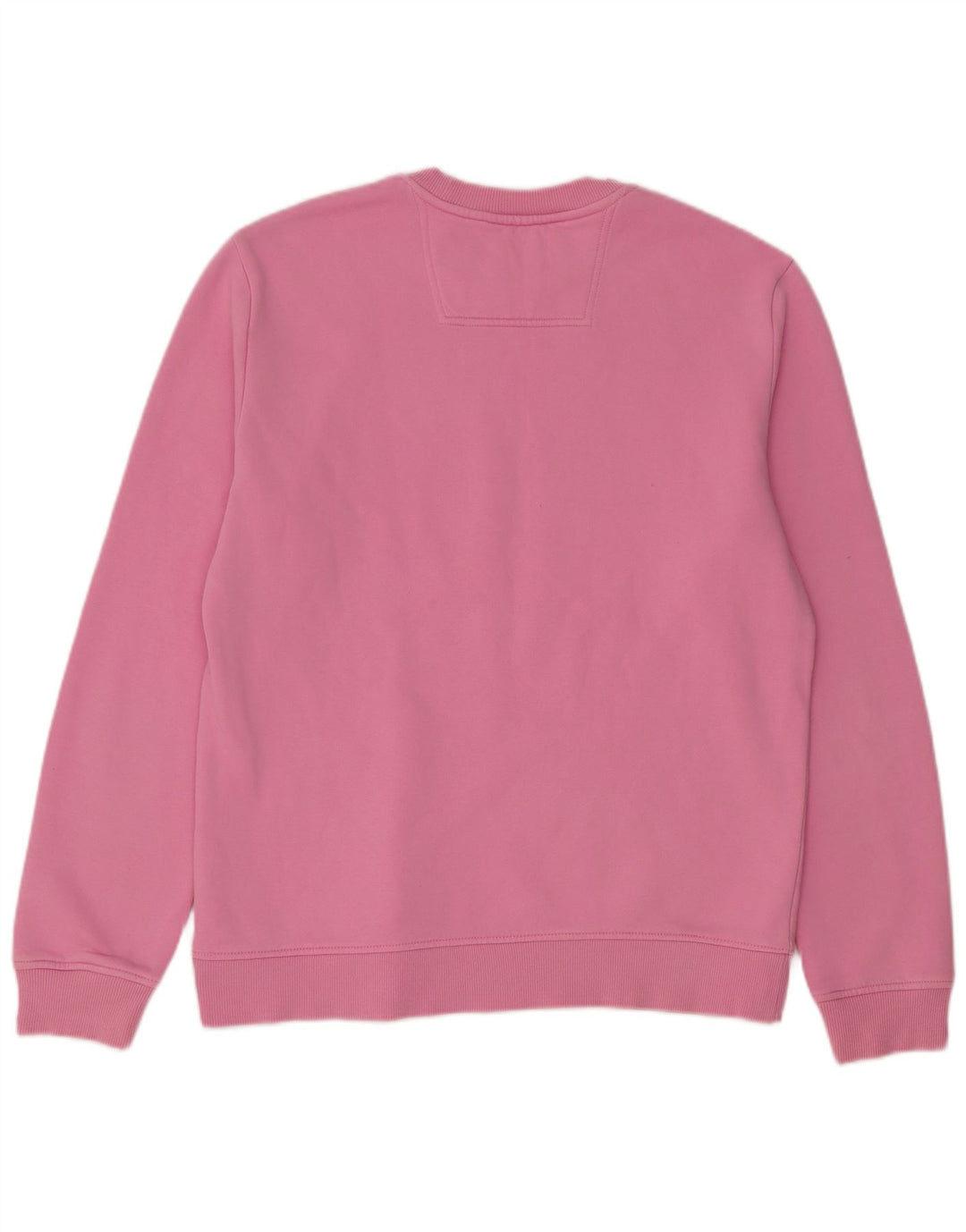Felpa grafica da donna Calvin Klein Jeans Jumper UK 14 Rosa medio
