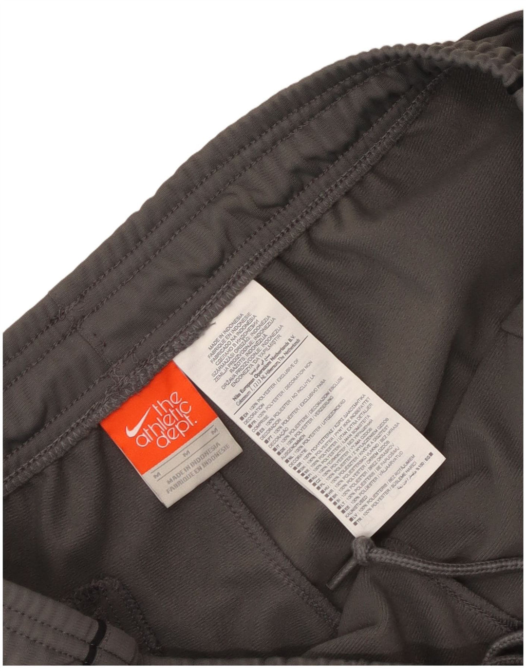 Pantaloni da tuta Nike da uomo in poliestere grigio medio