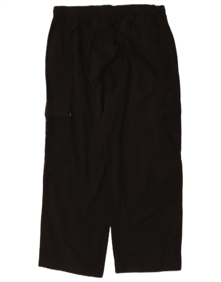 Pantaloni cargo da donna a gamba larga Farah grandi W34 L27 neri
