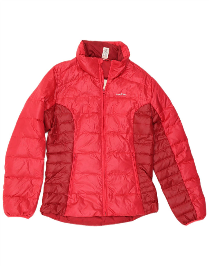 Giacca imbottita da uomo Wedze UK 34 XS poliestere color block rosso