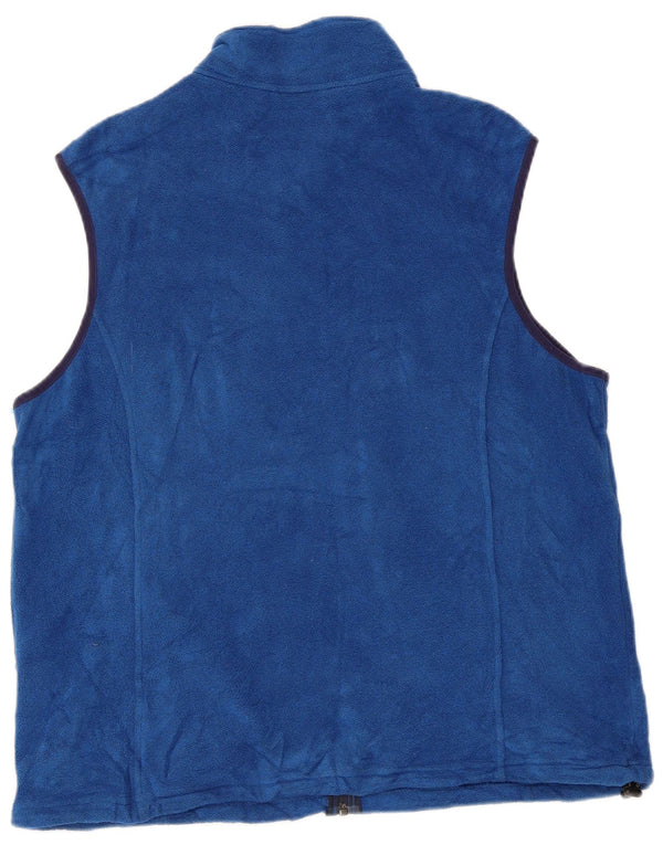 Gilet in pile da uomo L.L.Bean UK 40 Large Blu Poliestere