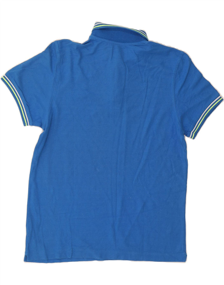 LOTTO Mens Polo Shirt Medium Blue Vintage Lotto and Second-Hand Lotto from Messina Hembry 