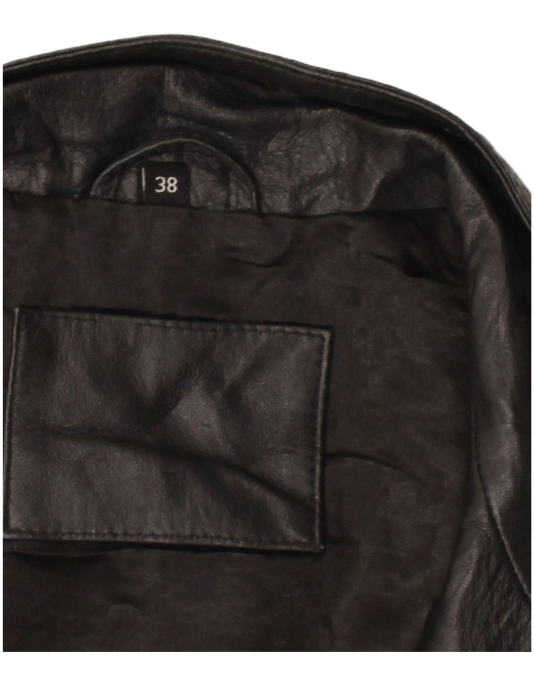 VINTAGE Womens Bomber Jacket EU 38 Medium Black