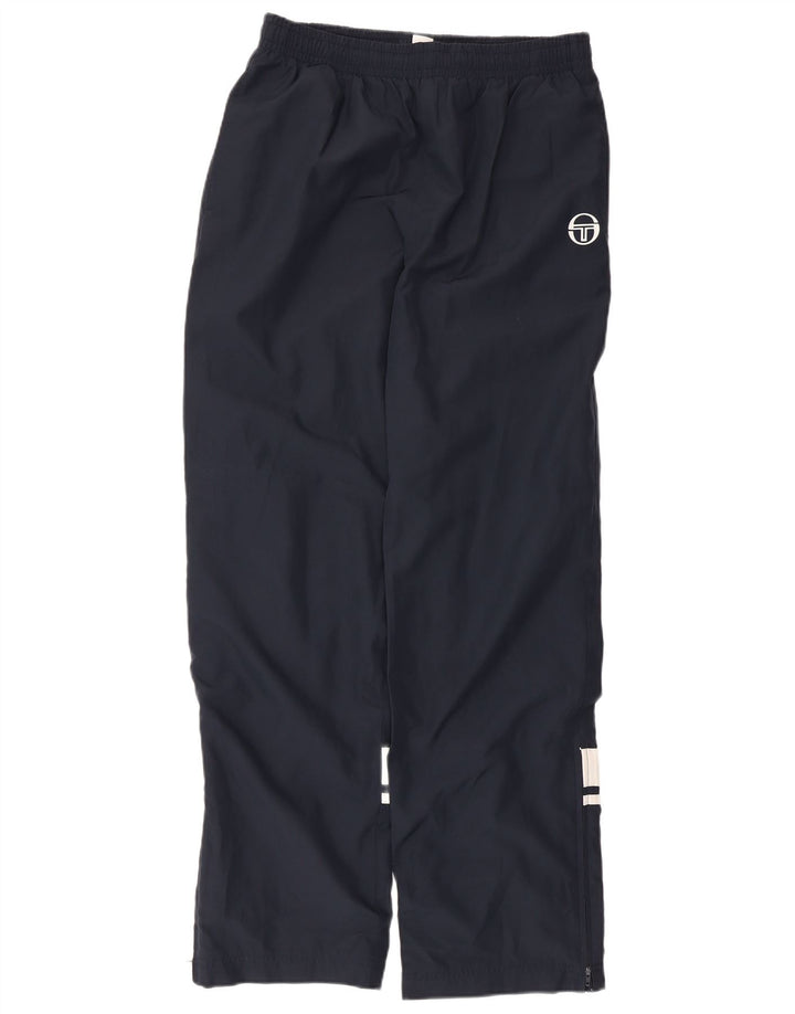 Pantaloni da tuta da uomo Sergio Tacchini medio poliestere blu navy