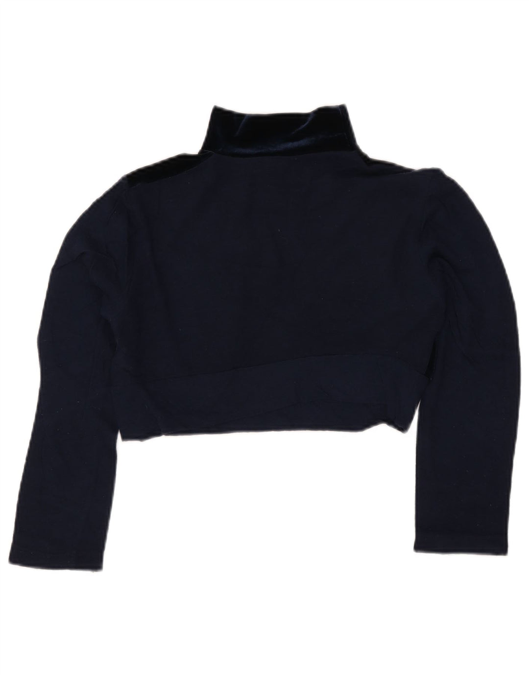 Camicetta trasparente da donna vintage Top IT 44 Lana blu navy medio