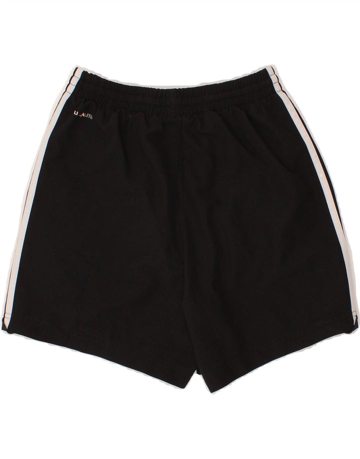 ADIDAS Boys Climalite Sport Shorts 13-14 Years Black Polyester Vintage Adidas and Second-Hand Adidas from Messina Hembry 