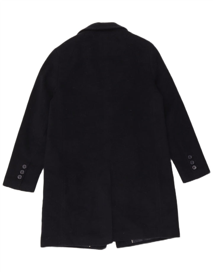 Soprabito da donna Zara UK 12 medio in lana blu navy
