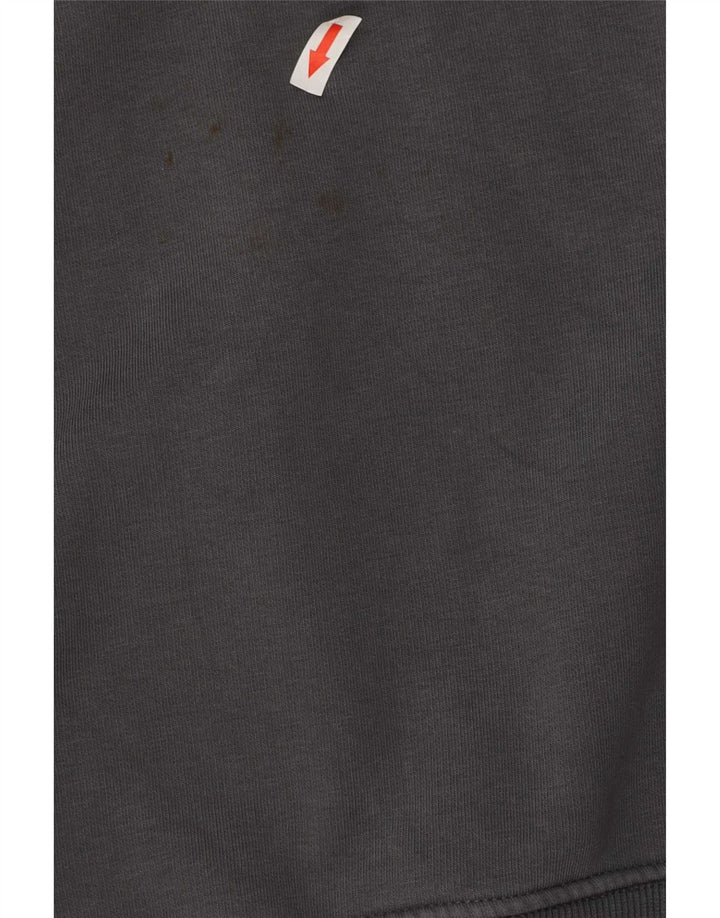 Felpa grafica da uomo Alpha Industries, piccola, in cotone grigio