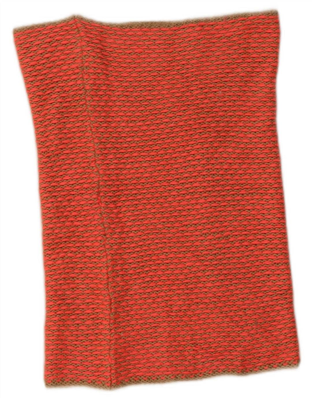 Top senza spalline in maglia da donna Gap, taglia unica, in acrilico a strisce arancioni