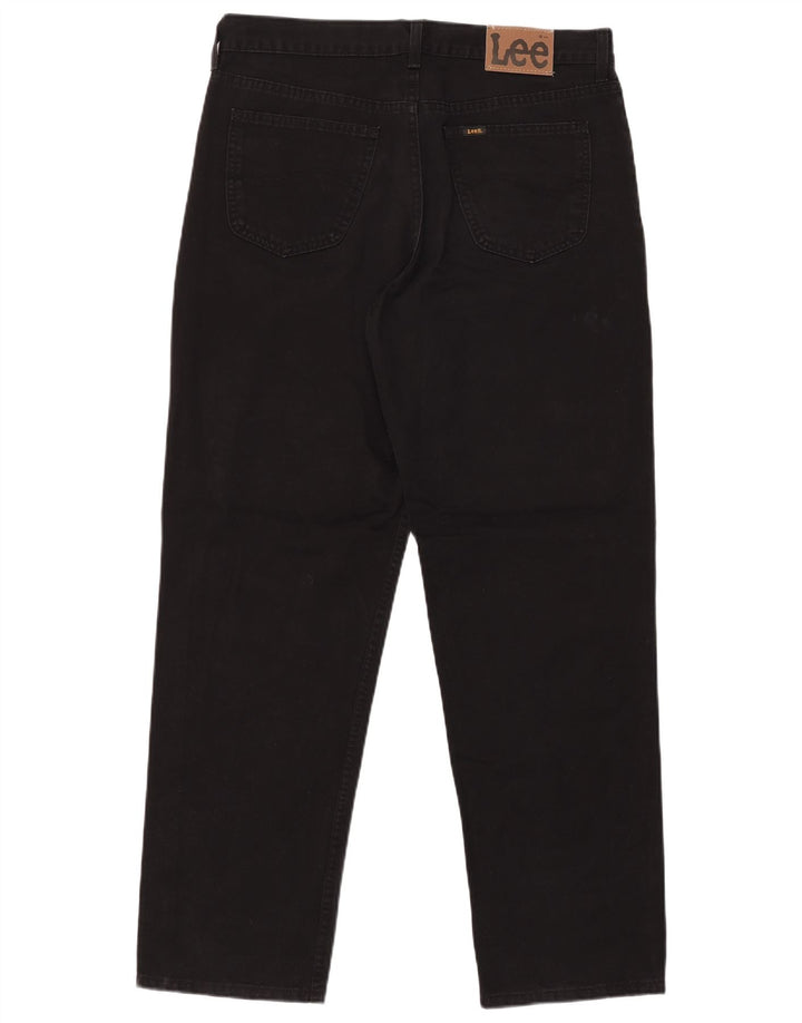 Jeans dritti da uomo Lee Kansas W36 L32 cotone nero