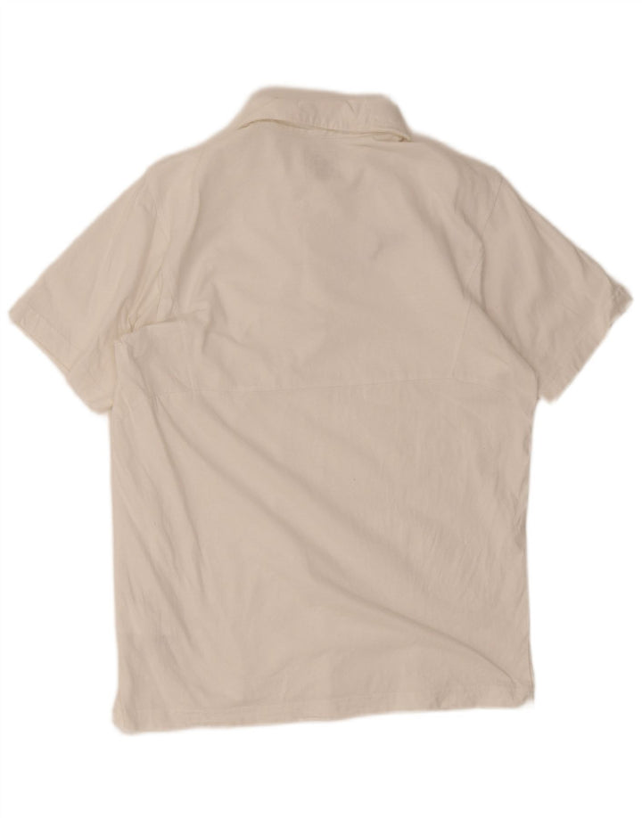 Polo da uomo Puma in cotone bianco medio