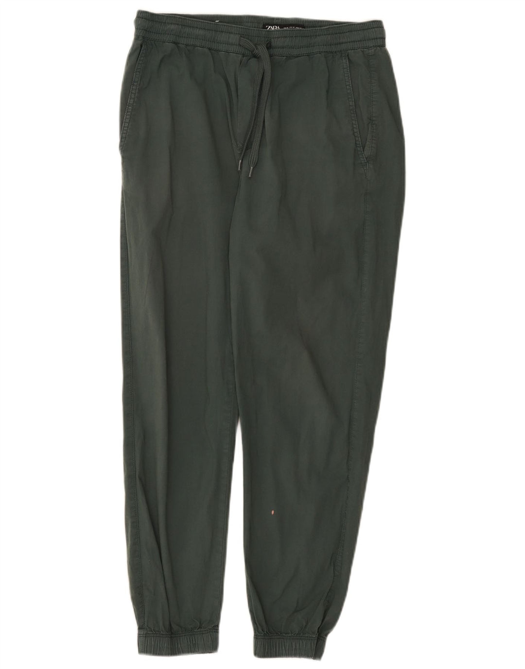 Pantaloni jogging da donna Zara medi W28 L26 cotone verde