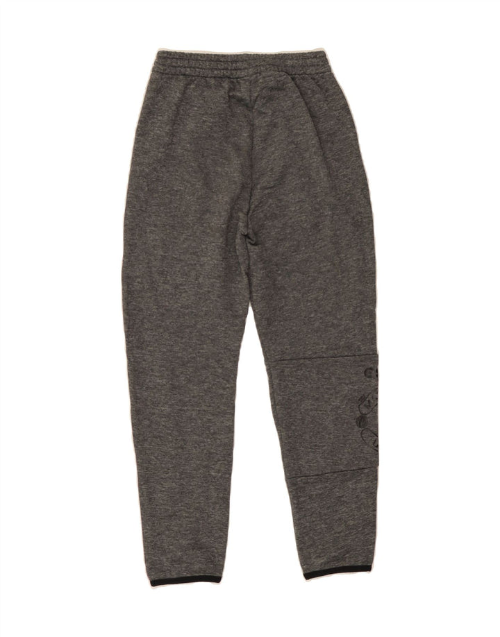 ADIDAS Boys Graphic Tracksuit Trousers 9-10 Years  Grey Polyester Vintage Adidas and Second-Hand Adidas from Messina Hembry 