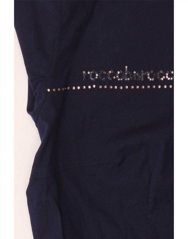 Camicia grafica da donna Roccobarocco IT 44 Cotone medio blu navy