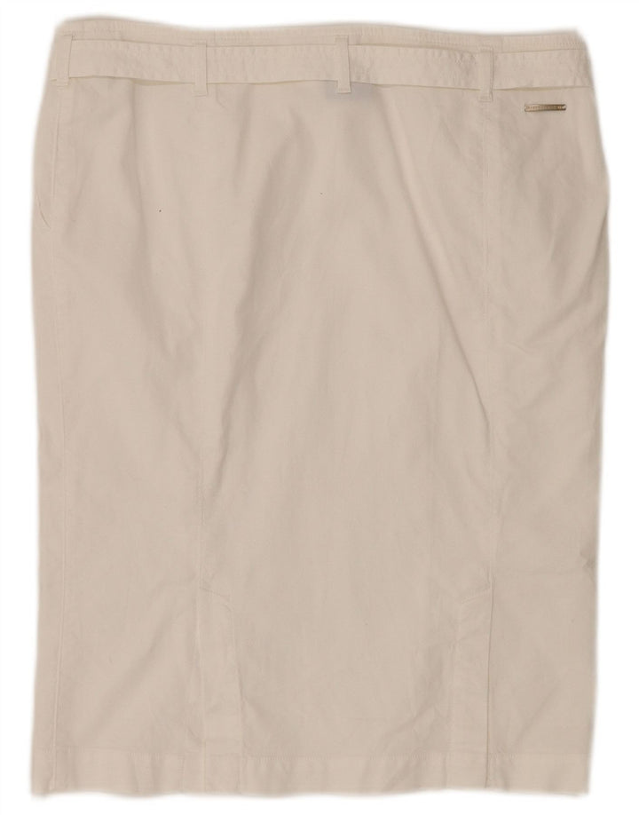 Gonna Dritta Donna TRUSSARDI IT 46 Large W34 Bianca