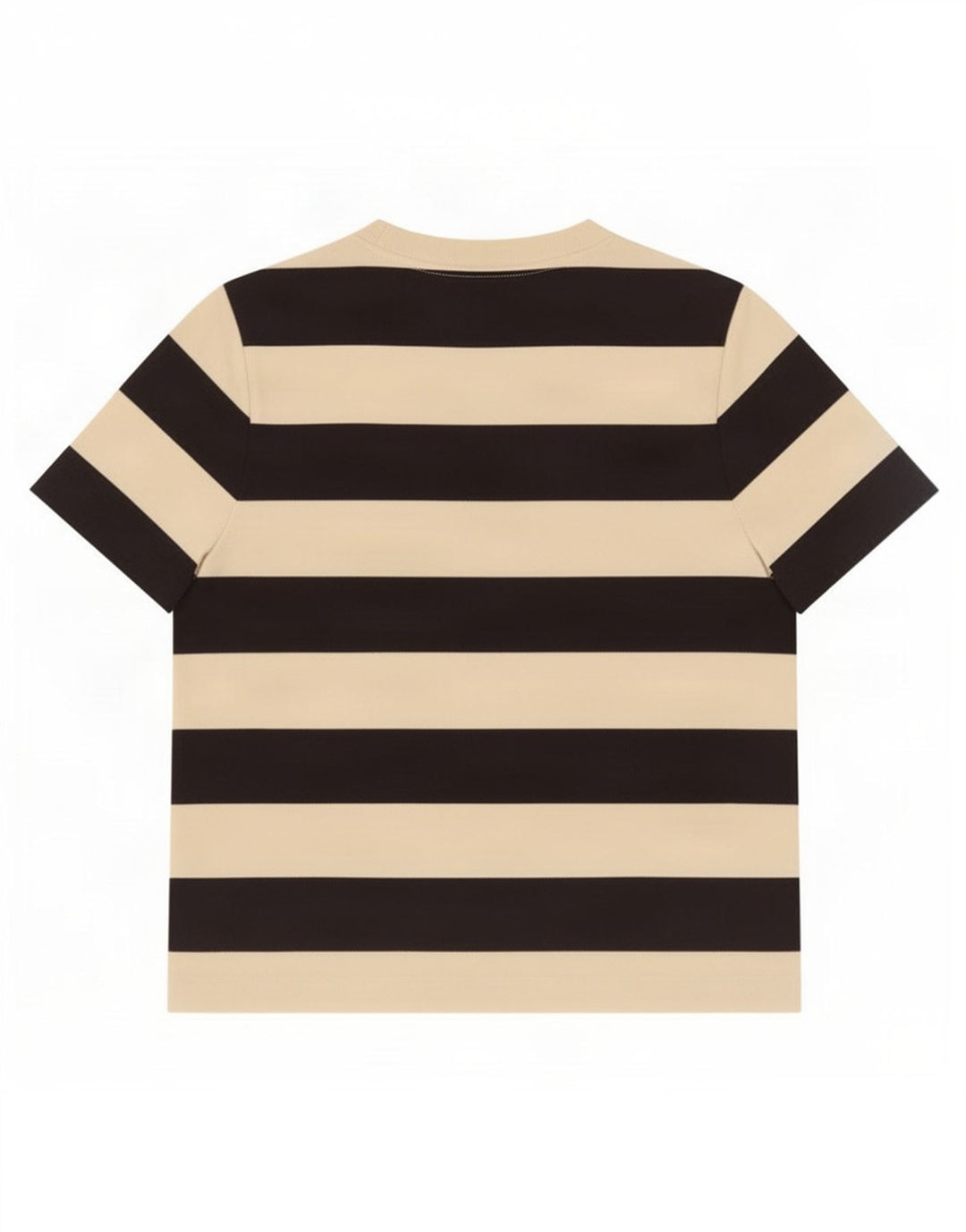 T-shirt da donna Cos Top UK 14 cotone a righe bianche medie