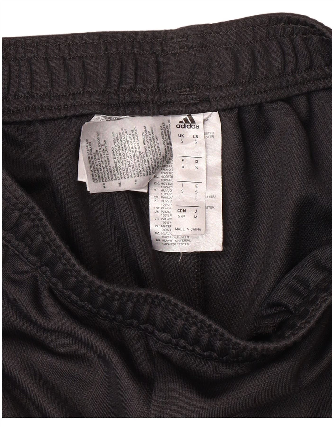 ADIDAS Pantaloni da tuta da rugby da uomo Munster da jogging piccoli in poliestere nero