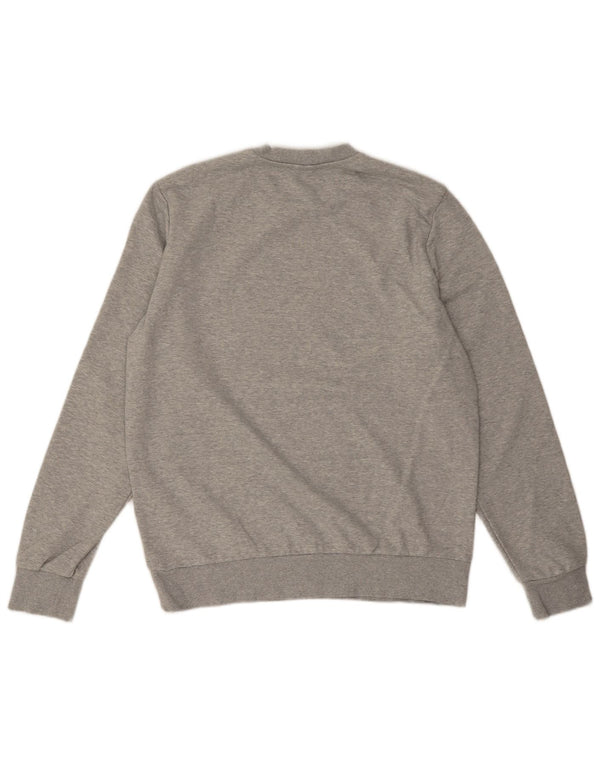 Diesel Felpa con grafica da uomo Maglione grande cotone chiazzato grigio