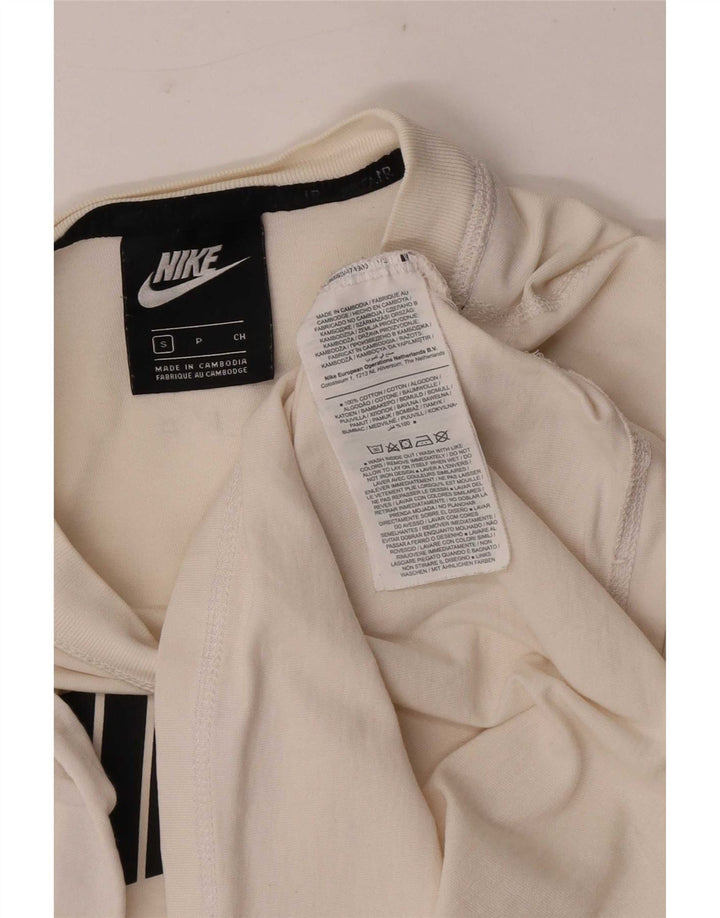 T-shirt grafica da uomo Nike Top Small in cotone bianco