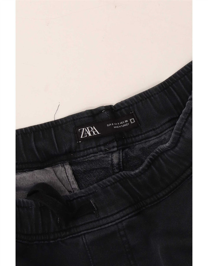 Pantaloni cargo da jogging Zara da uomo piccoli W30 L28 blu navy