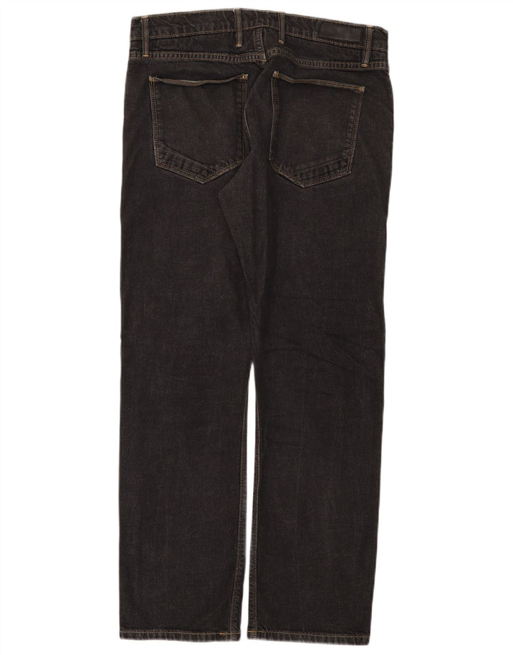 Jeans slim autografati da uomo Marks & Spencer W34 L31 cotone nero