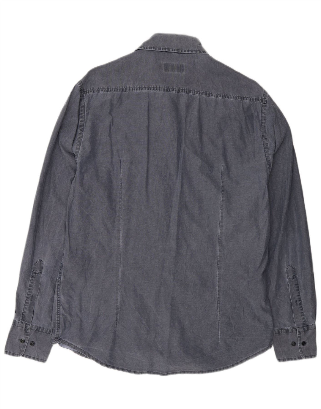 Camicia Kappa Uomo Large Blu Navy in cotone