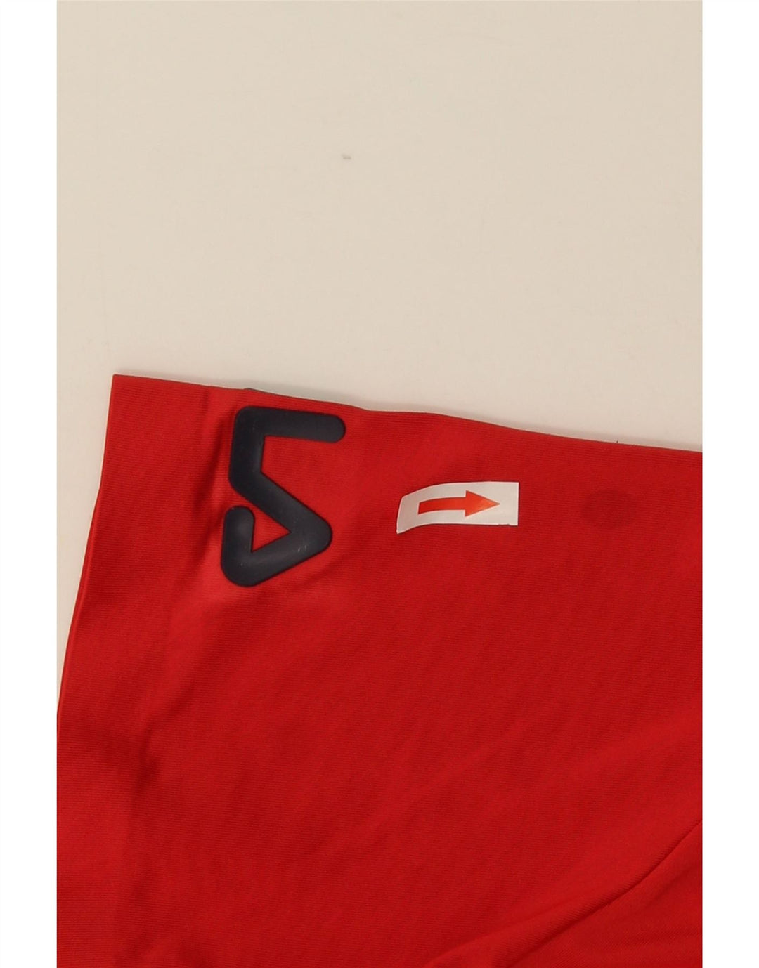Polo da uomo Fila Small rossa in poliestere