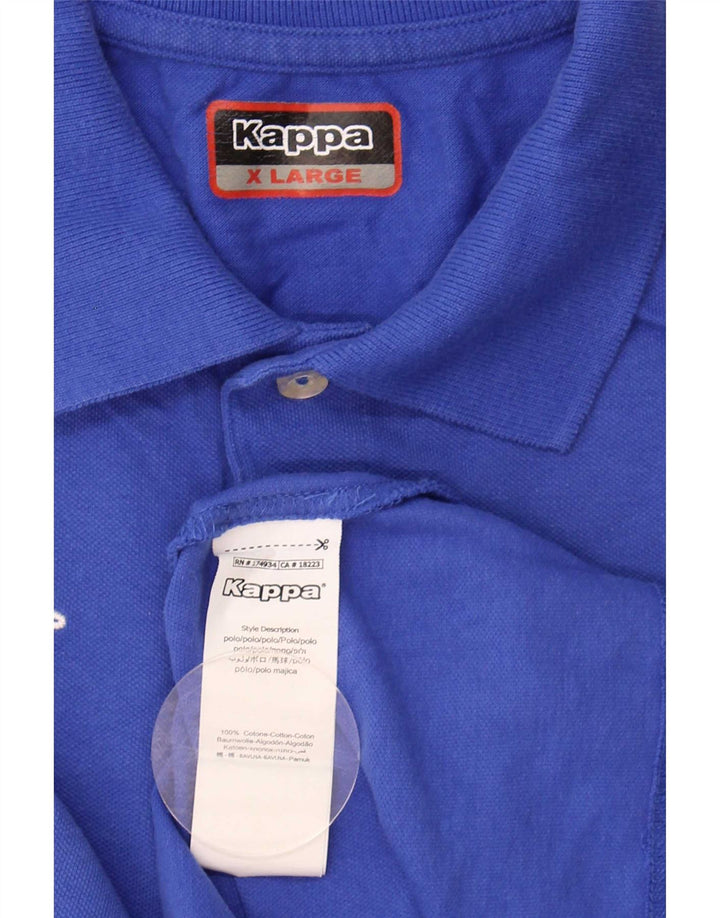 Polo Kappa Uomo XL Cotone Blu