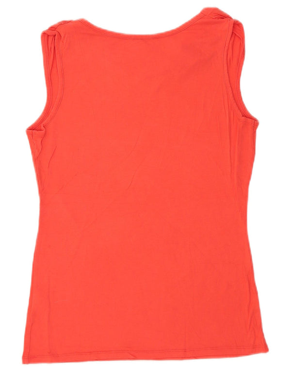 Guess Canotta grafica da donna UK 14 Arancione medio