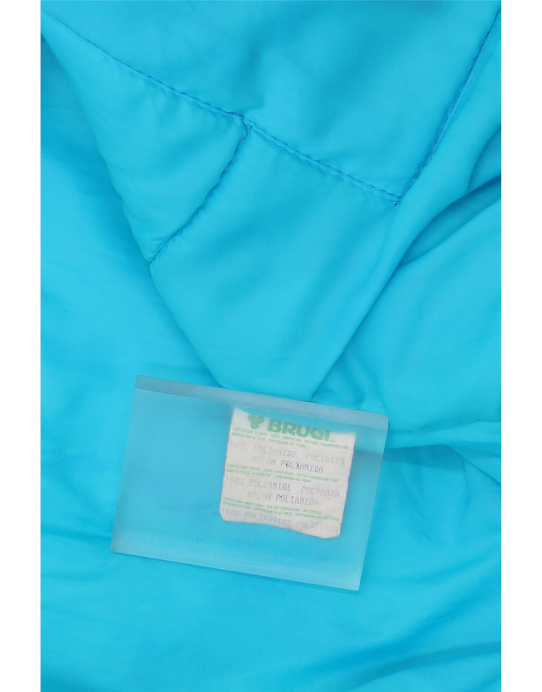 Giacca a vento da uomo Brugi IT 50 Large Blu Colourblock in poliammide