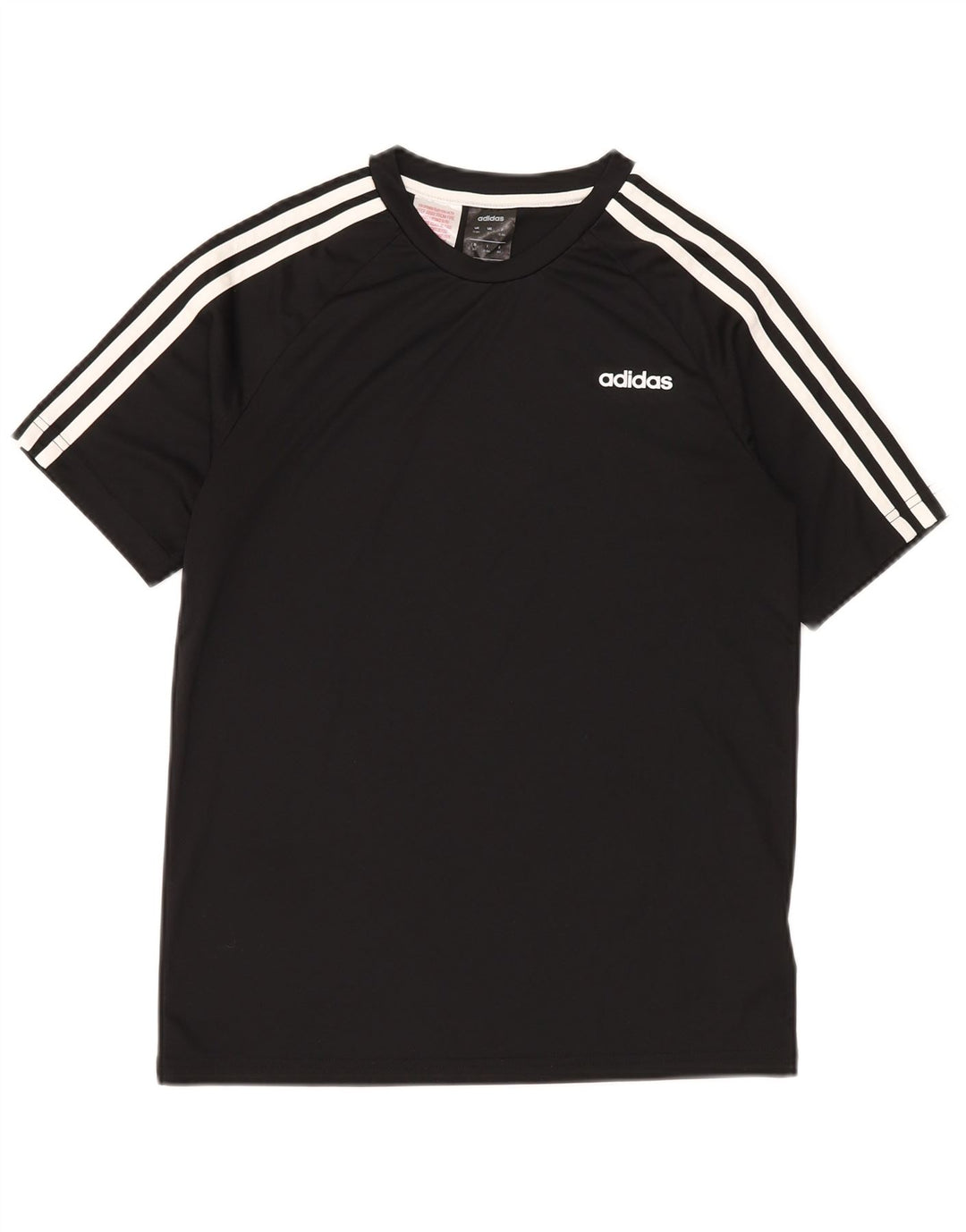 T-shirt ADIDAS da ragazzo Climalite 13-14 anni in poliestere nero
