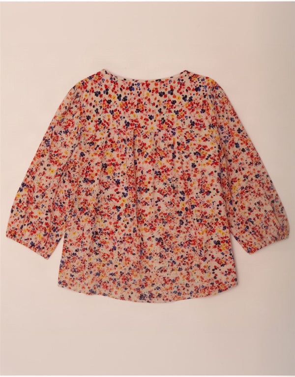 Marks & Spencer Womens 3/4 Sleeve Blouse Top UK 18 XL Multicoloured