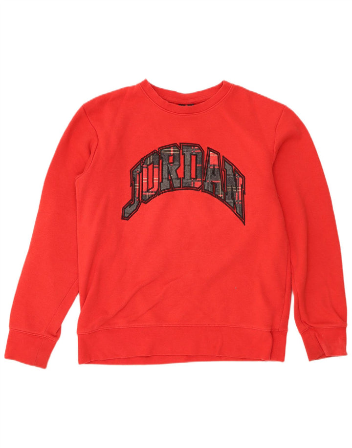 Felpa con grafica Jordan per ragazzi 13-14 anni XL Rossa