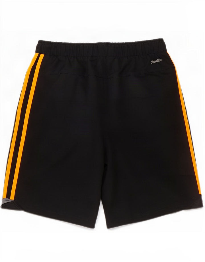 Pantaloncini sportivi Adidas Climalite da uomo piccoli in poliestere nero