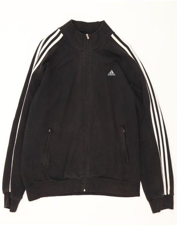 Giacca da ginnastica da uomo Adidas XL in cotone nero