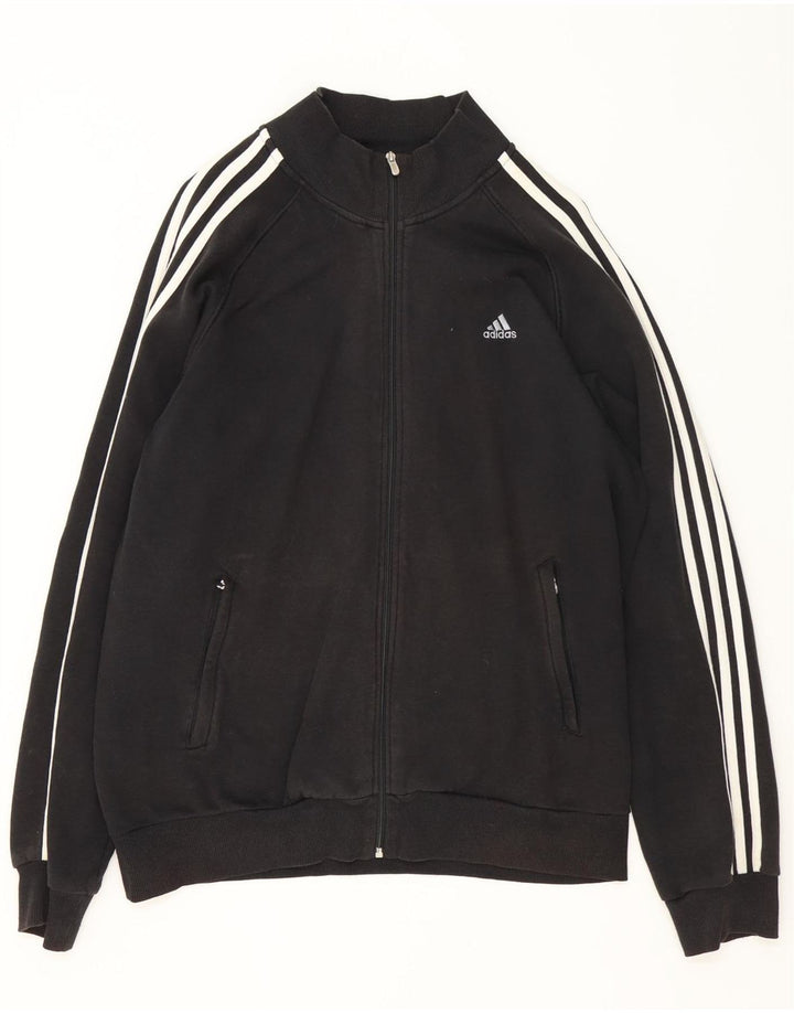 Giacca da ginnastica da uomo Adidas XL in cotone nero