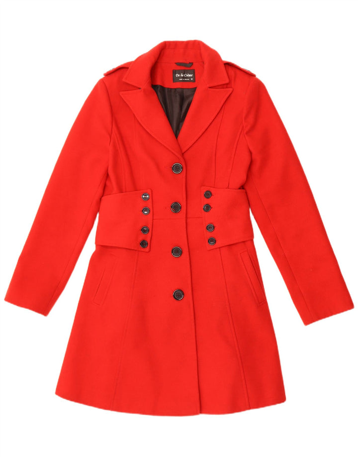 Soprabito da donna De la Creme UK 12 poliestere rosso medio