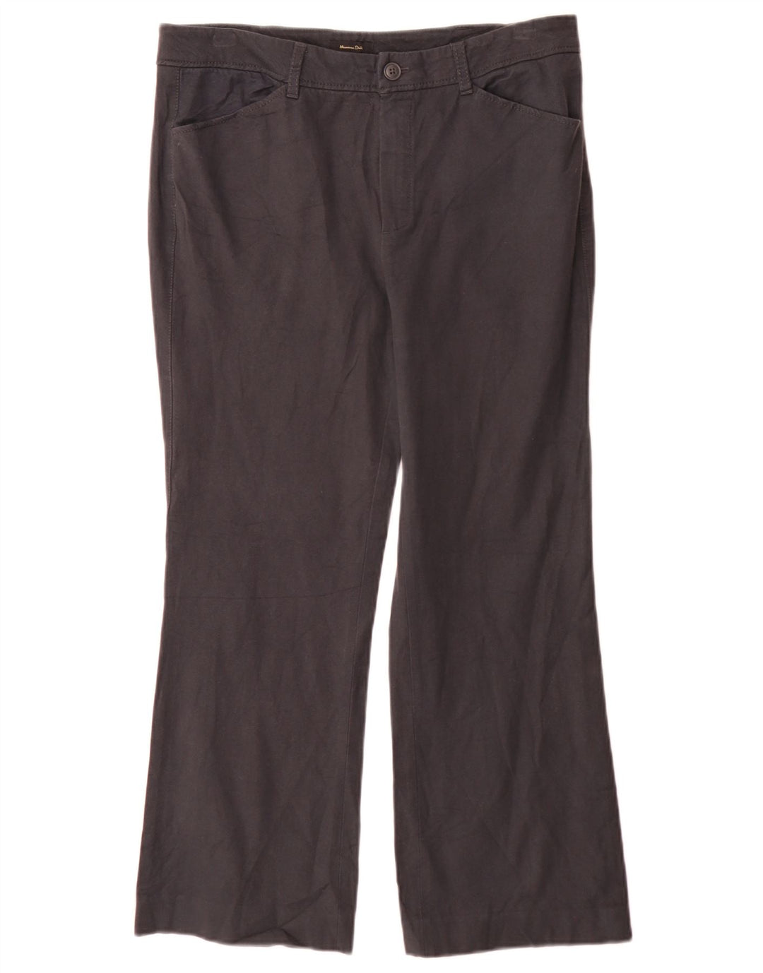 Pantaloni casual bootcut da donna Massimo Dutti EU 42 Large W32 L27 Grigio