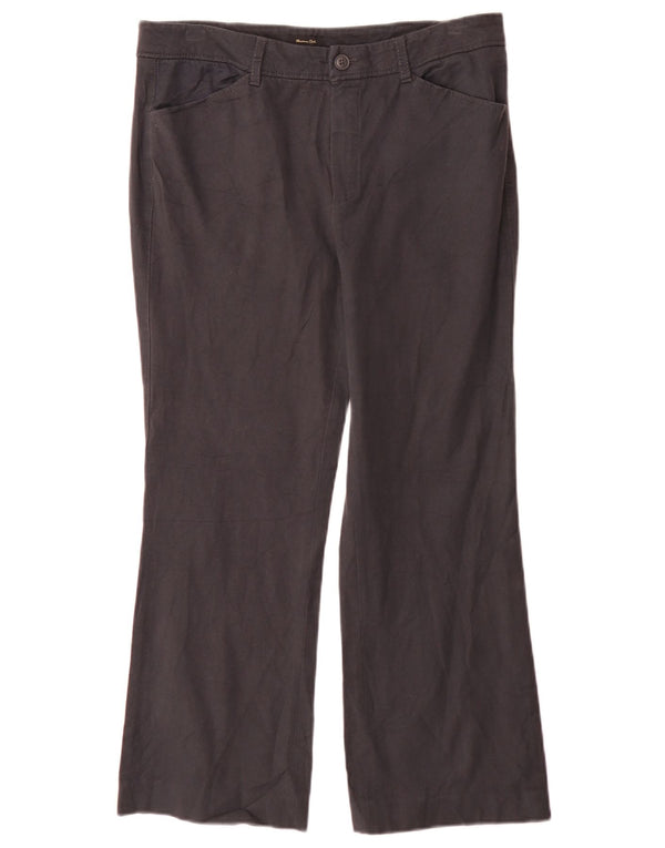 Pantaloni casual bootcut da donna Massimo Dutti EU 42 Large W32 L27 Grigio