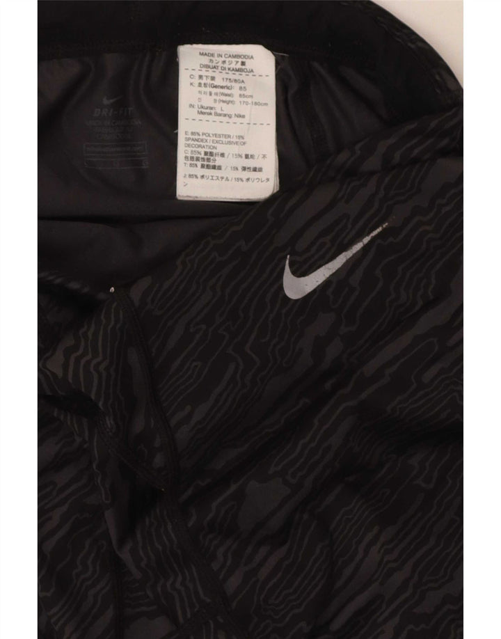 Leggings Nike Dri Fit da donna, grandi, in poliestere tie-dye nero
