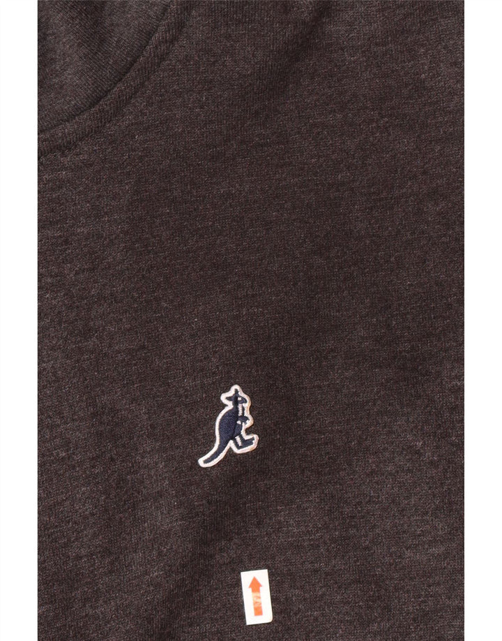 Giacca da ginnastica da uomo KANGOL piccola in cotone grigio
