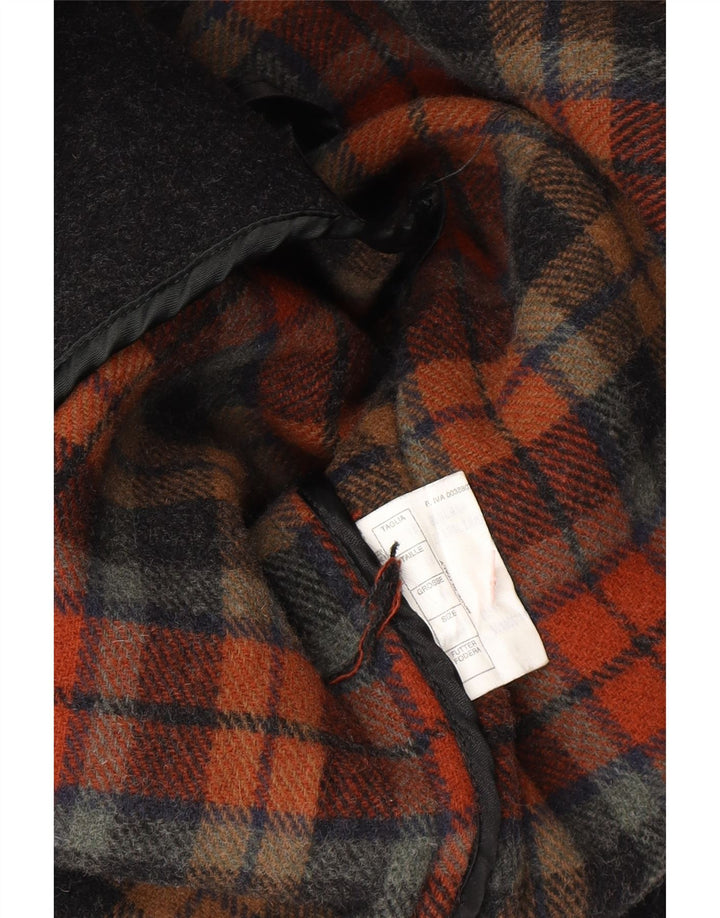 Montgomery da uomo VINTAGE UK 46 3XL Lana grigia