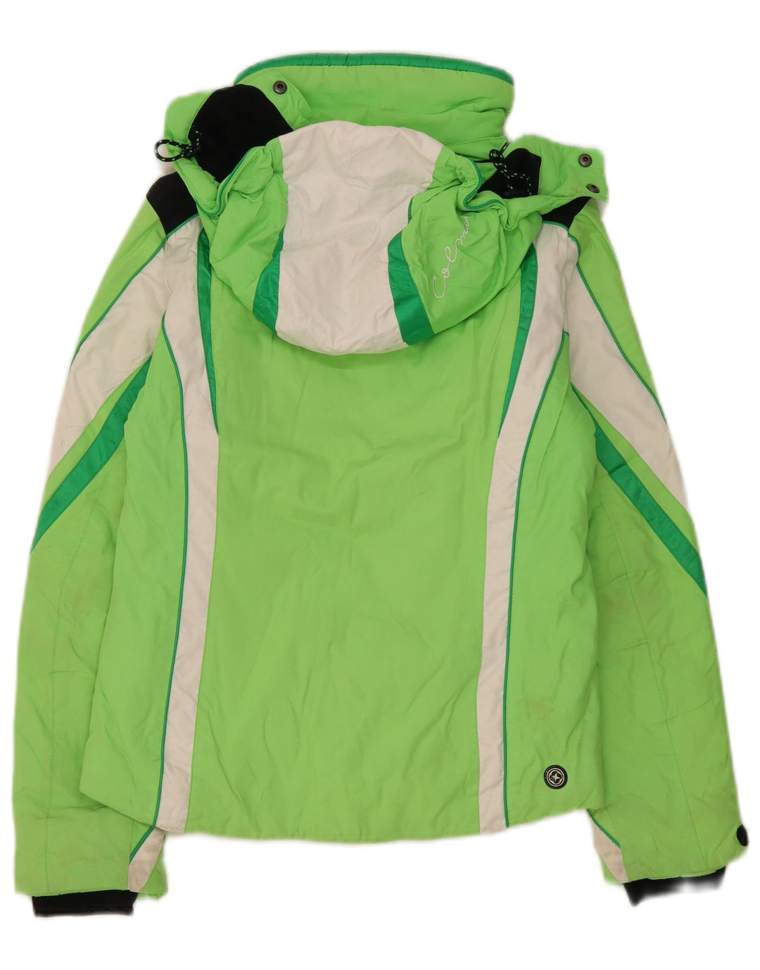 Giacca da sci oversize con cappuccio da donna Colmar IT 40 XS Green Colourblock