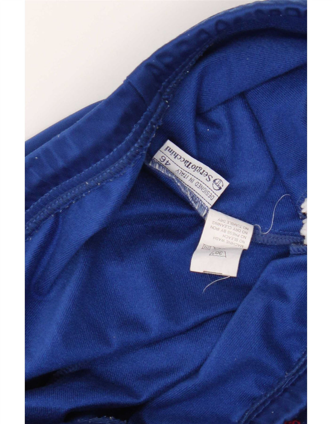 Pantaloni Tuta Uomo Sergio Tacchini IT 46 Small Blu Poliestere