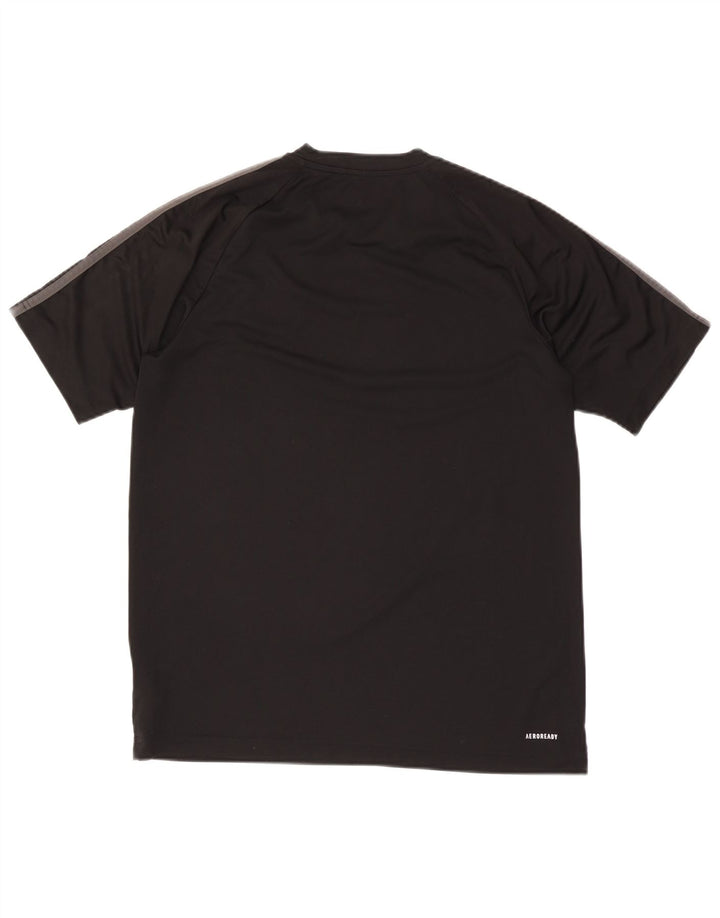 T-shirt Adidas Aeroready da uomo, media, in poliestere nero
