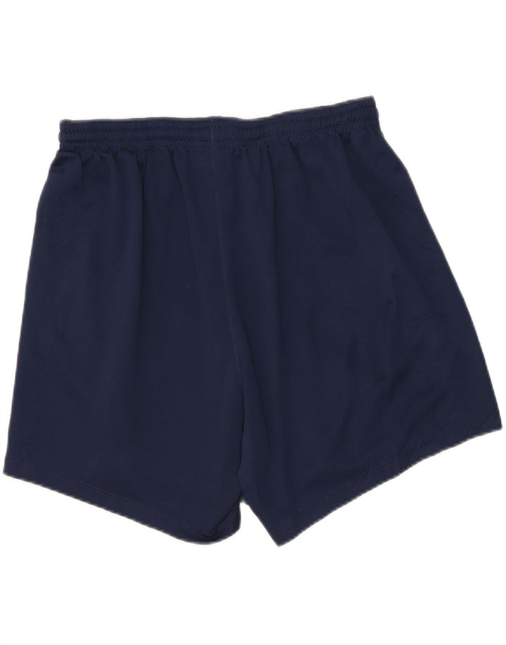 Pantaloncini sportivi Nike da donna Dri Fit UK 12 medio blu navy poliestere